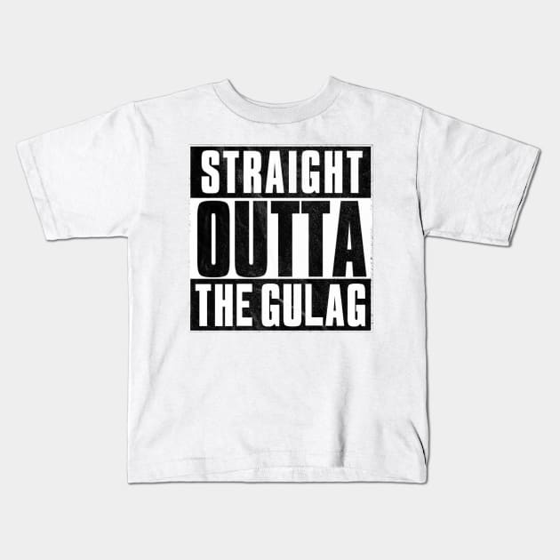 Straight Outta The Gulag Kids T-Shirt by Kiwi